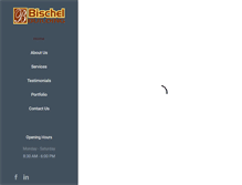 Tablet Screenshot of bischelbuilding.com